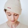 Women Brazeau Tricot Hats | New Brazeau Tricot Cashmere Knit Cap Tea Dip