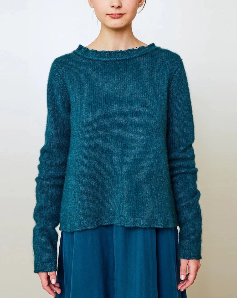 Women Brazeau Tricot Sweaters | Brazeau Tricot Chunky Coco Sapphire