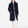 Women Vanessa Bruno Outerwear | Vanessa Bruno Soka Coat Marine Blue