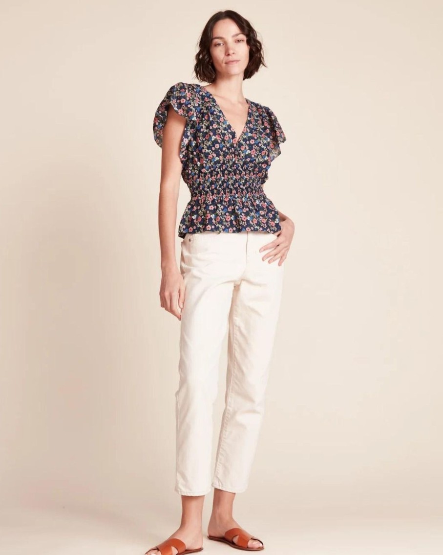 Women Trovata Shirts & Tops | Trovata Paloma Blouse Rolling Hills