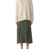 Women Pas De Calais Skirts | Pas De Calais Botanical Garment Dye Skirt Green