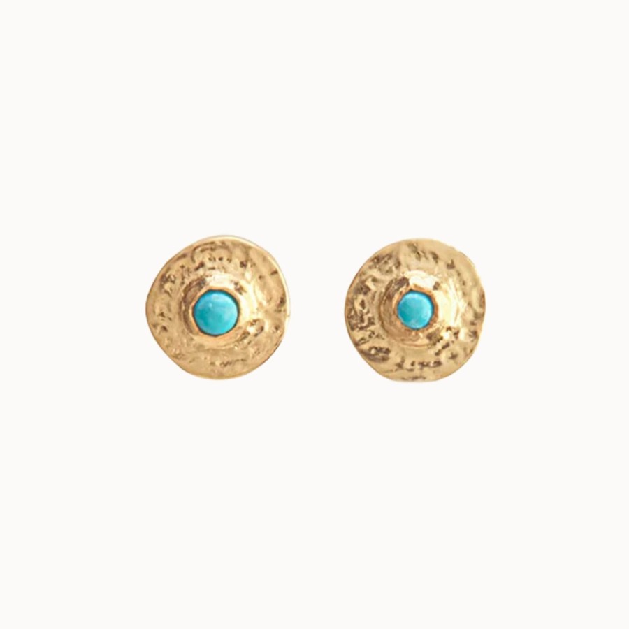 Women 5 Octobre Jewelry | 5 Octobre Feliz Turquoise Earrings