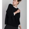 Women Organic by John Patrick Sweaters | Organic By John Patrick Cashmere Wide Pullover Black