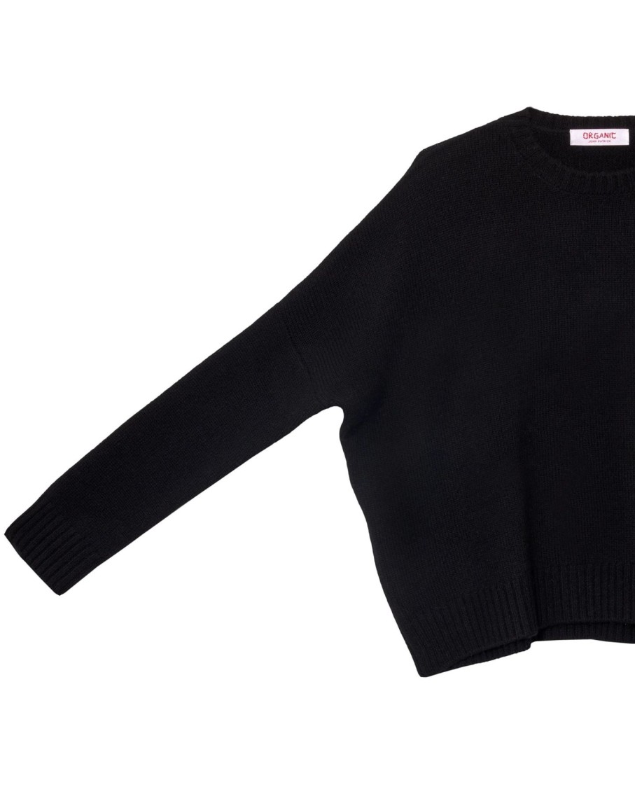 Women Organic by John Patrick Sweaters | Organic By John Patrick Cashmere Wide Pullover Black