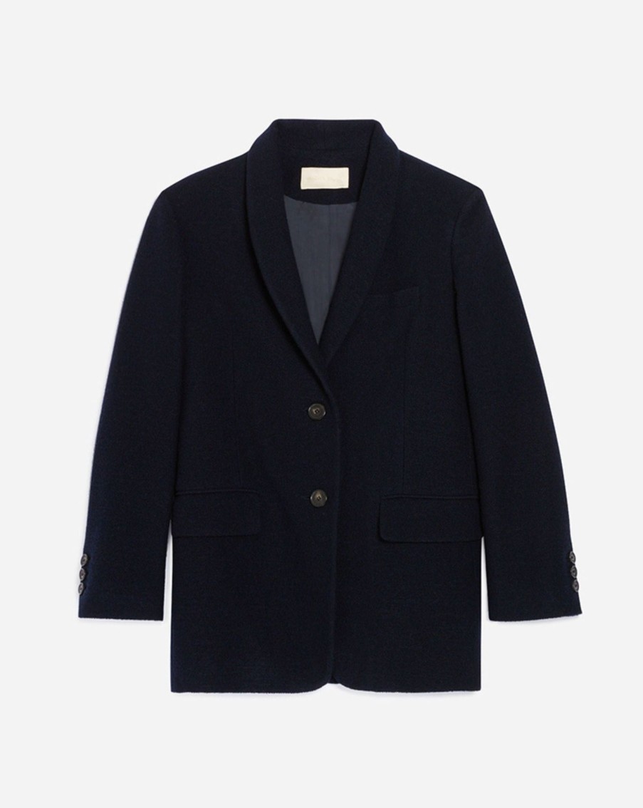 Women Vanessa Bruno Blazers | Vanessa Bruno Jovanka Blazer Marine