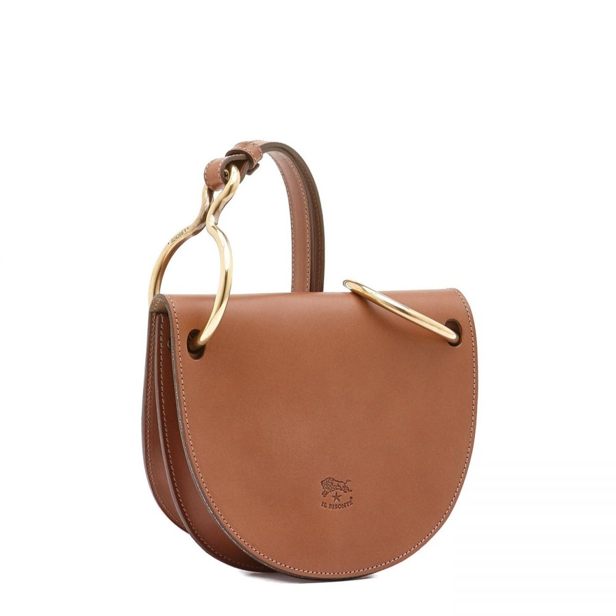 Women Il Bisonte Bags | Il Bisonte Consuelo Small Crossbody Bag Chocolate