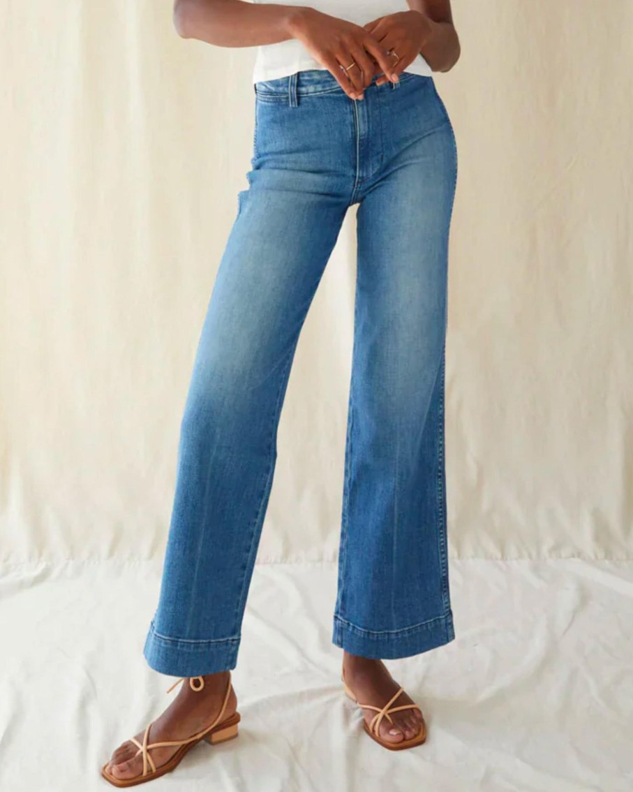 Women AMO Denim | Amo Audrey Wideleg - Starlight