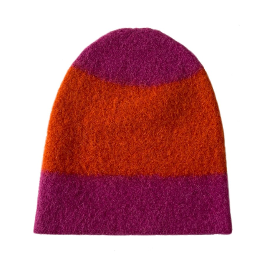 Women Meg Cohen Hats | Meg Cohen Trail Hat Pink + Orange