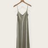 Women Brazeau Tricot Dresses | Brazeau Tricot Classic Slip Shiny Dress Muslin