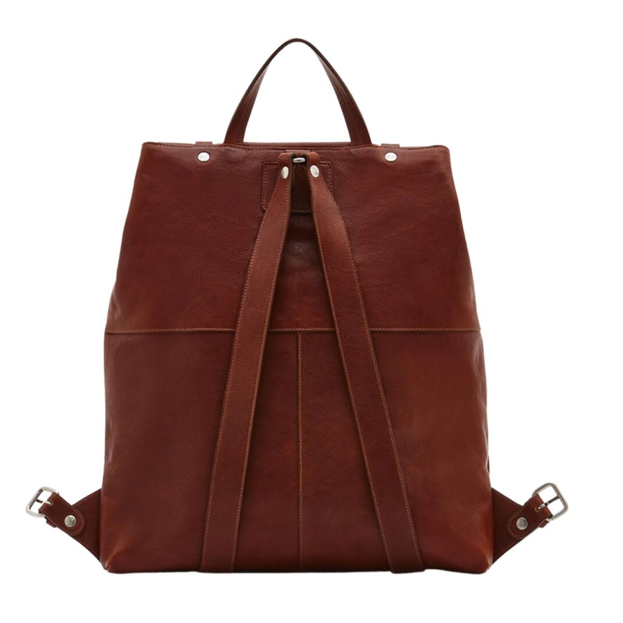 Women Il Bisonte Bags | Il Bisonte Trappola Backpack Seppia