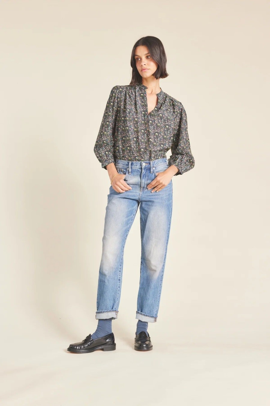 Women Trovata Shirts & Tops | Trovata Bailey Blouse Winterbloom