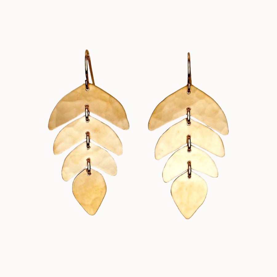 Women Carolyn Keys Jewelry | Carolyn Keys Remi Earrings Brass