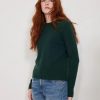 Women Not Monday Sweaters | Not Monday Jane Cashmere Crewneck Jade