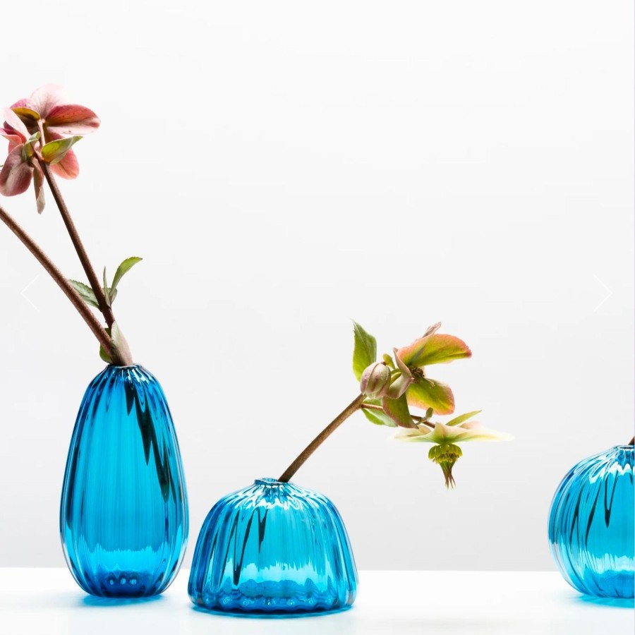 Home Little Tomato Glass | Little Tomato Glass Bud Vases Aqua