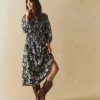 Women The Great Dresses | The Great Cobblestone Dress Navy Whisper