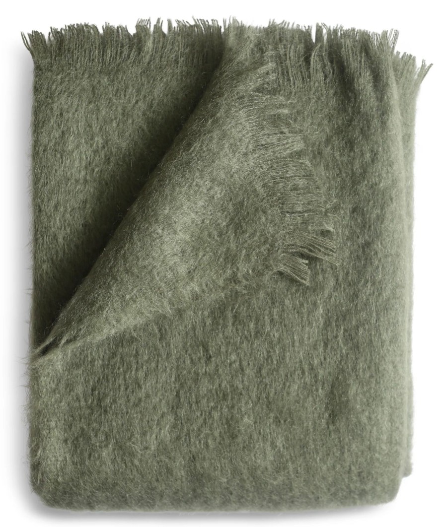 Bedding Evangeline | Evangeline Linens Mohair Throw