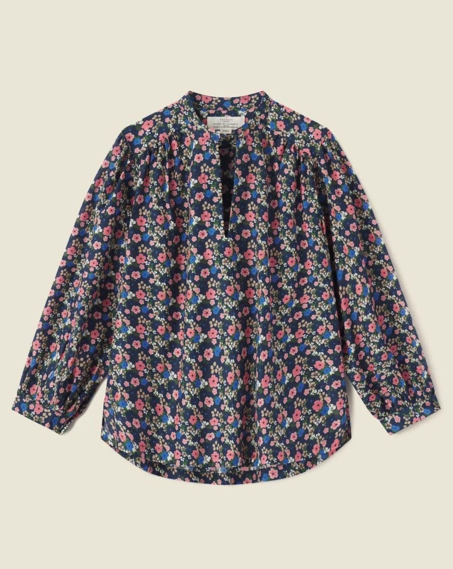 Women Trovata Shirts & Tops | Trovata Bailey Blouse Rolling Hills