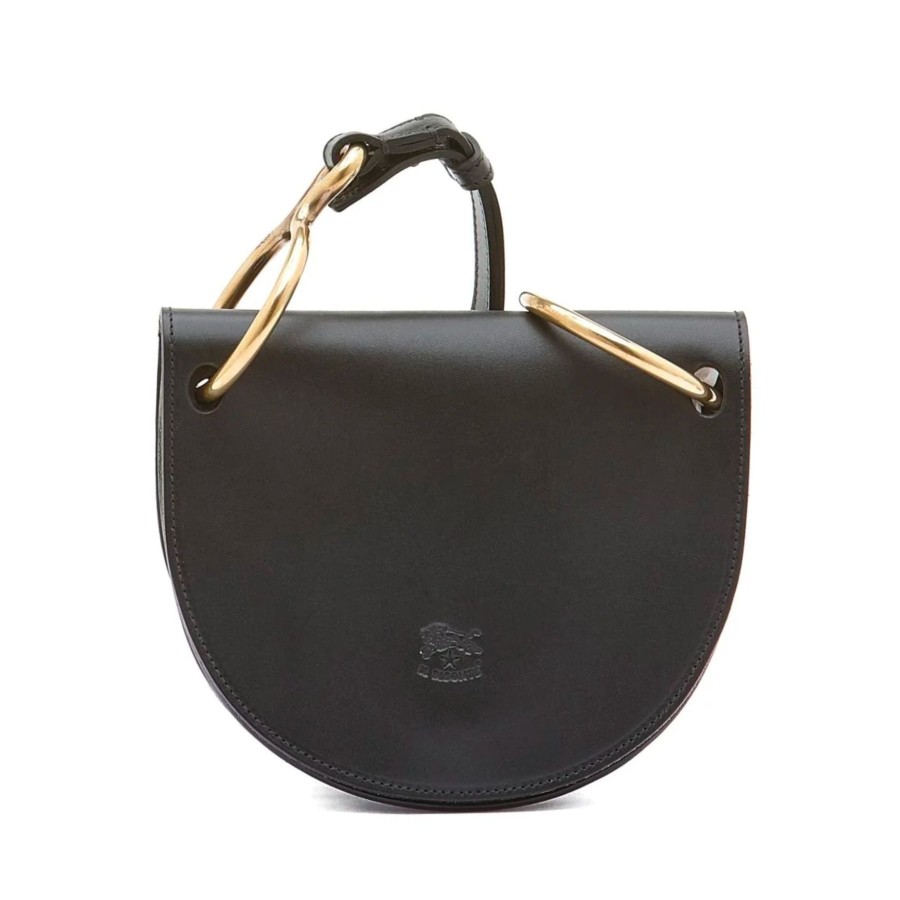 Women Il Bisonte Bags | Il Bisonte Consuelo Small Crossbody Bag Black