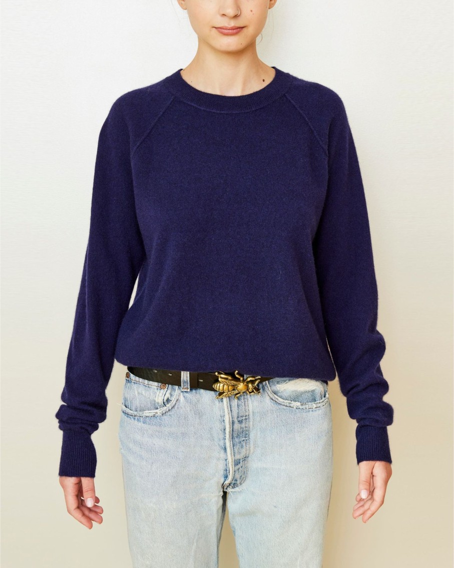 Women Brazeau Tricot Sweaters | Brazeau Tricot Skull Sweatshirt Regal