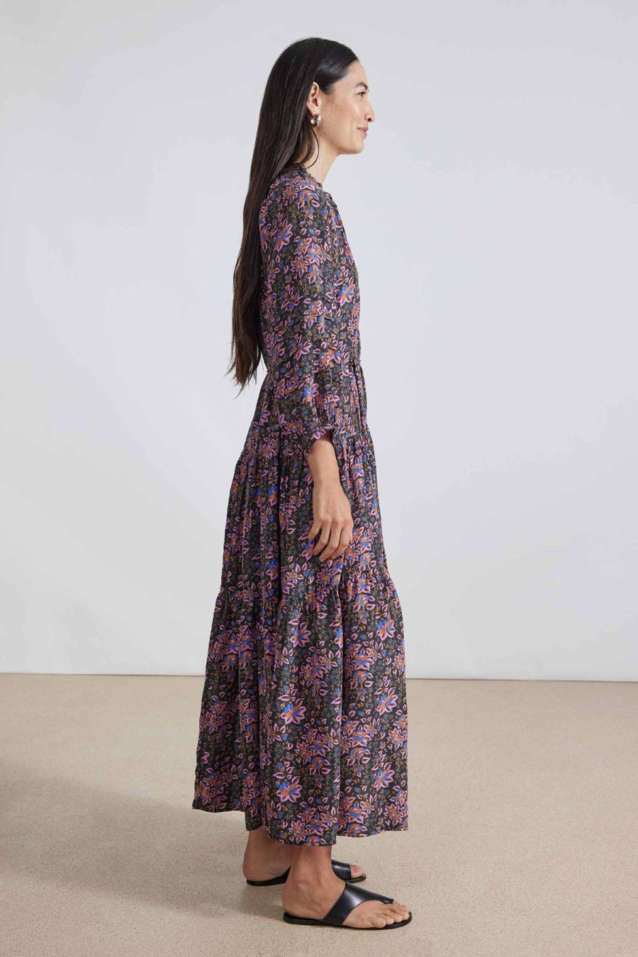 Women Apiece Apart Dresses | Apiece Apart Trinidad Maxi Dress Folk Foliage