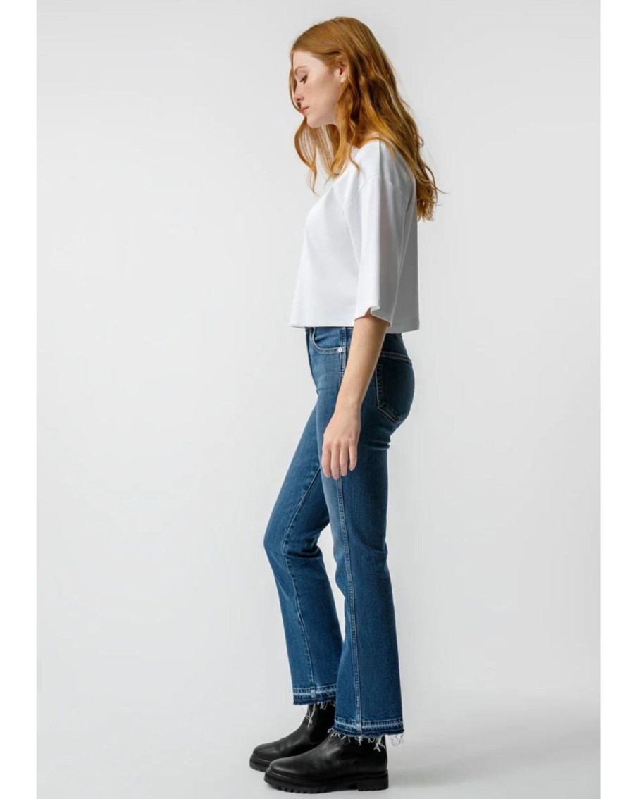 Women AMO Denim | Amo Bella Crop Crush