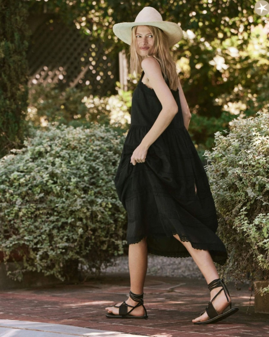 Women The Great Dresses | The Great Reverie Dress Black