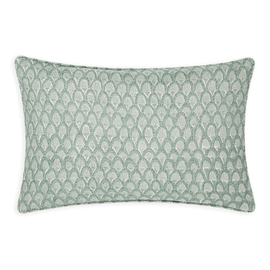 Bedding Walter G | Walter G Scopello Celadon Linen Cushion