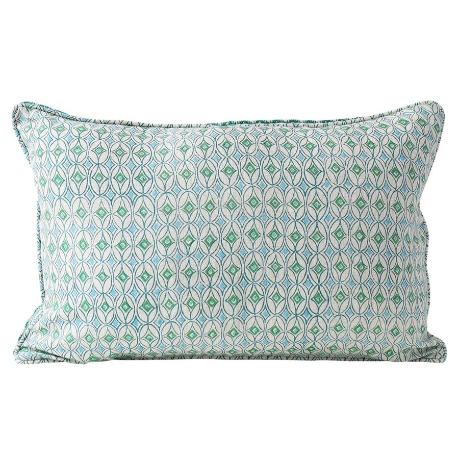 Bedding Walter G | Walter G Condesa Emerald Linen Cushion