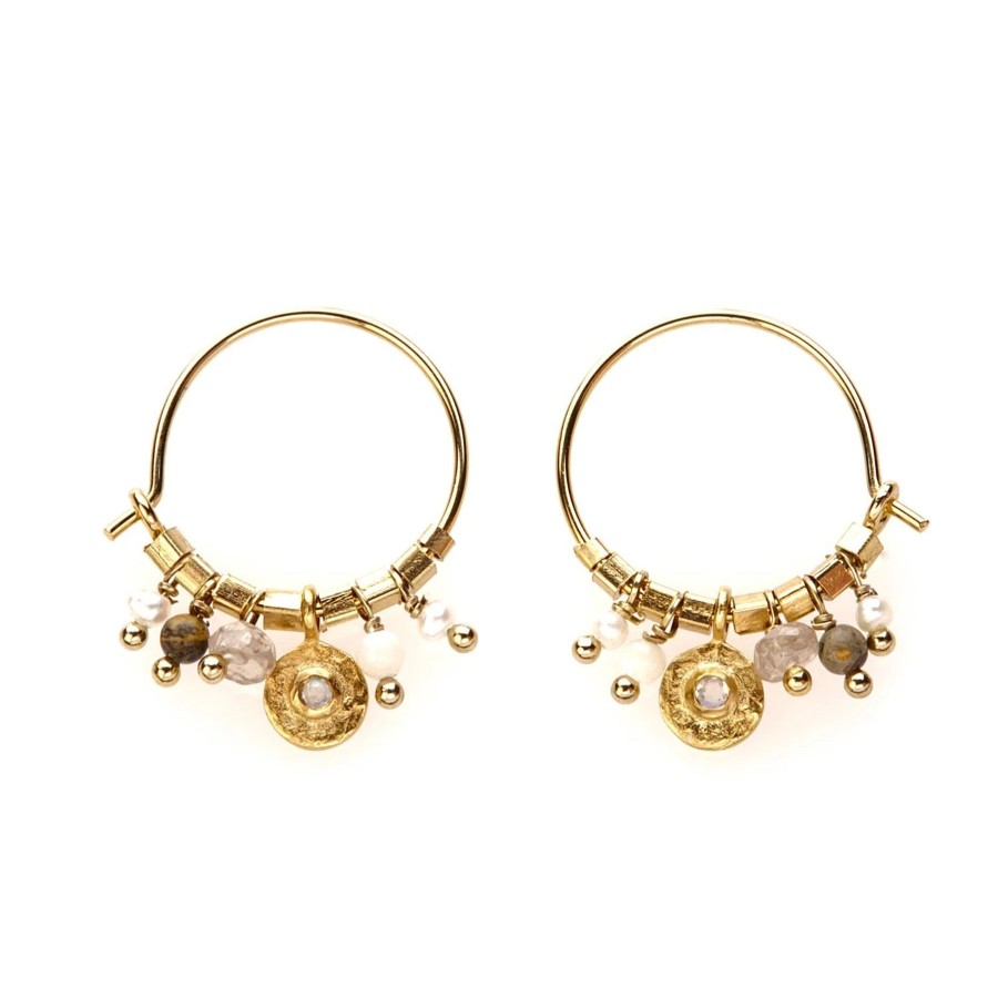 Women 5 Octobre Jewelry | 5 Octobre Suzie Pierre De Lune Earrings