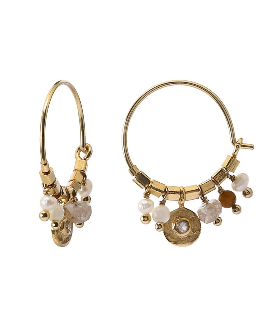 Women 5 Octobre Jewelry | 5 Octobre Suzie Pierre De Lune Earrings