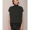 Women Organic by John Patrick Sweaters | Organic By John Patrick Cashmere Turtleneck Gilet Loden