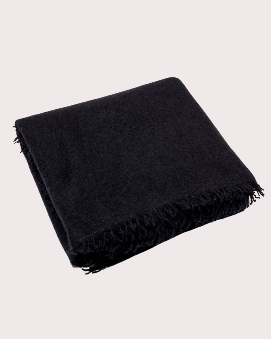 Women Communitie Scarves | Communitie Cashmere Felted Stole Black