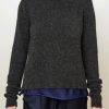 Women Brazeau Tricot Sweaters | Brazeau Tricot Chunky Coco Coal