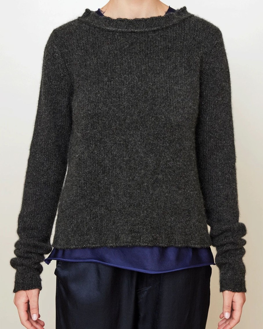 Women Brazeau Tricot Sweaters | Brazeau Tricot Chunky Coco Coal