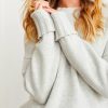 Women Not Monday Sweaters | Not Monday Mila Crewneck - Cloud