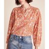 Women Trovata Shirts & Tops | Trovata Lilly Shirt Autumn Fields