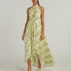 Women Saloni Dresses | Saloni Irinia Dress Terrarium Lemon