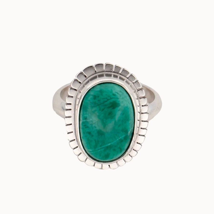 Women Carolyn Keys Jewelry | Carolyn Keys Lumi Ring Utah Variscite