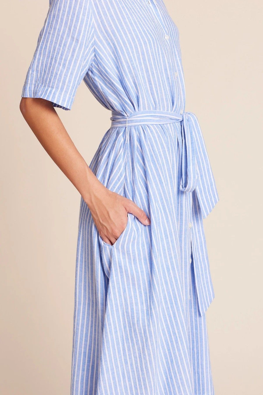 Women Trovata Dresses | Trovata Kat Dress Regatta Stripe