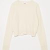 Women Organic by John Patrick Sweaters | Organic By John Patrick Cora Cashmere Thermal Pullover Ivory