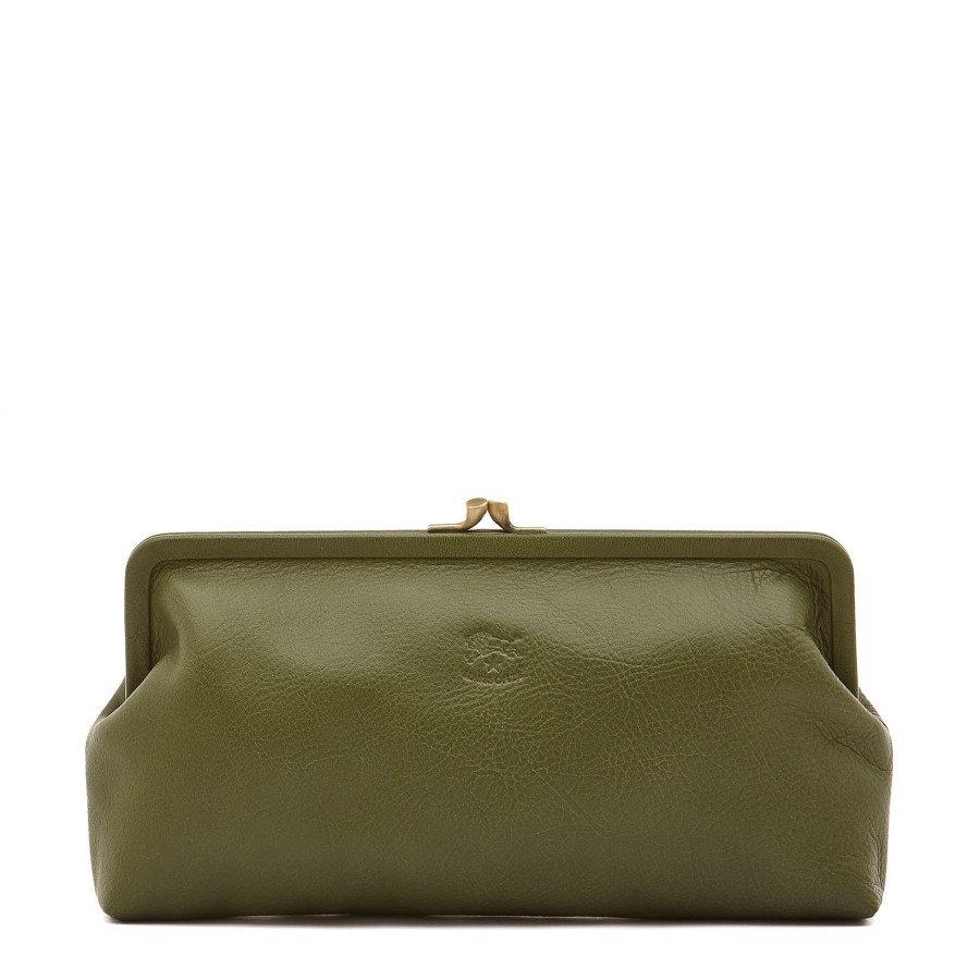 Women Il Bisonte Bags | Il Bisonte Manuela Clutch Bag Cypress