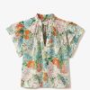 Women Trovata Shirts & Tops | Trovata Clover Blouse Vintage Courtyard