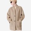 Women Vanessa Bruno Outerwear | Vanessa Bruno Benicia Coat Taupe