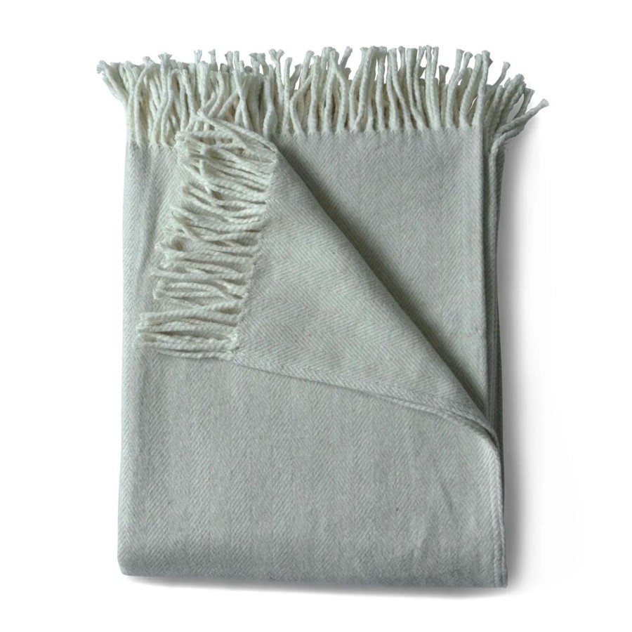 Bedding Evangeline | Evangeline Cotton Herringbone Throw