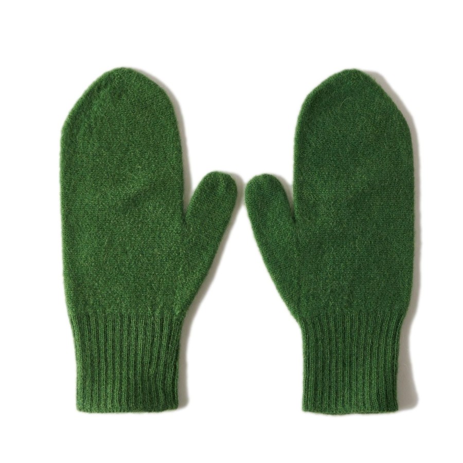 Women Meg Cohen Mittens | Meg Cohen Alpaca Mittens Moss