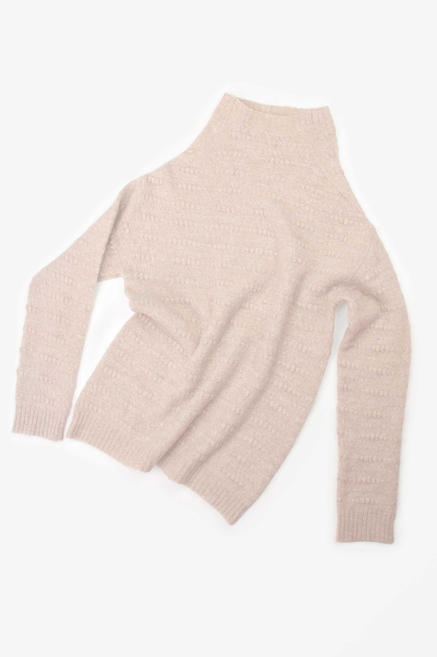 Women Ros Duke Sweaters | Ros Duke Slub Turtleneck Oatmeal