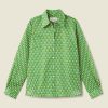 Women Trovata Shirts & Tops | Trovata Jacquelin Shirt Peridot Paver