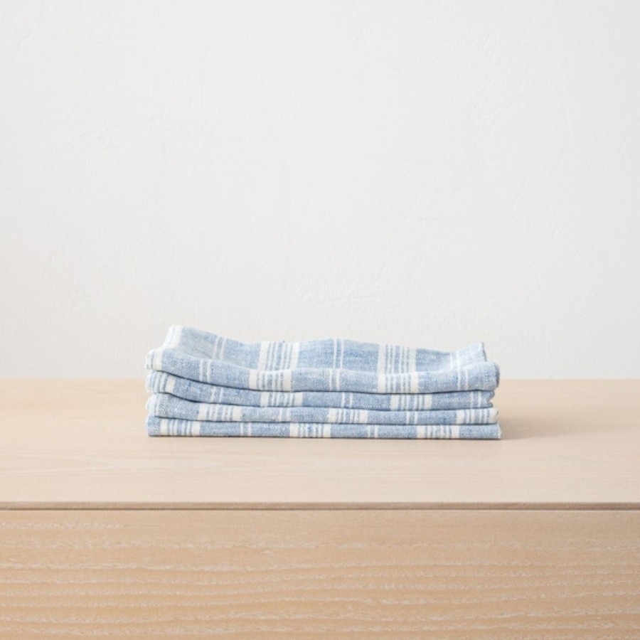 Home Thistle Hill | Striped Linen Napkins