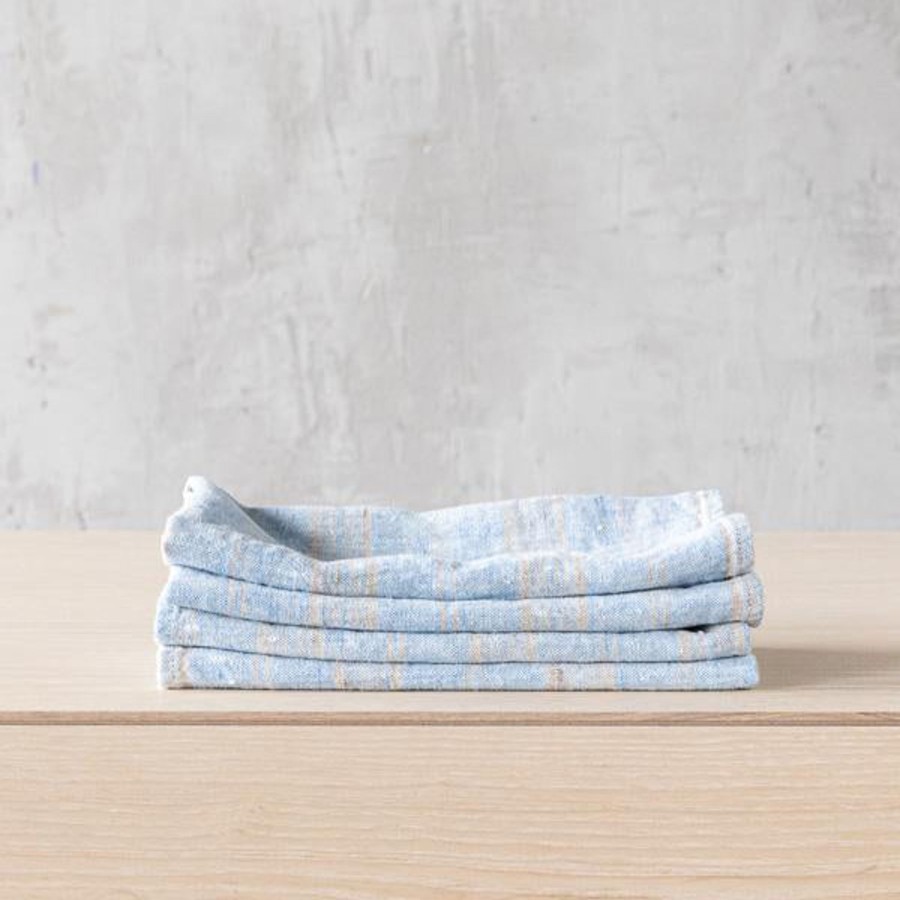 Home Thistle Hill | Striped Linen Napkins