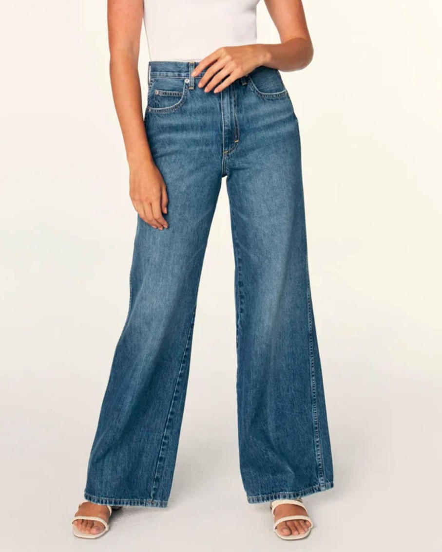 Women AMO Denim | Amo Denim Frida Wide Leg Admire